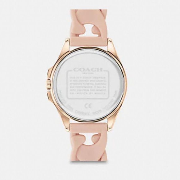 Coach Libby Watch, Blush Pink, 34 Mm - Picture 3 of 8